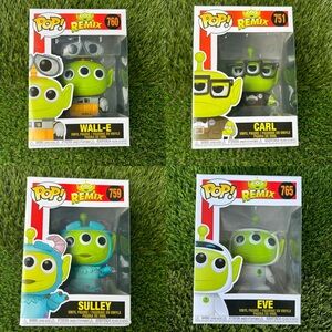 Alien remix funko pop bundle of 4